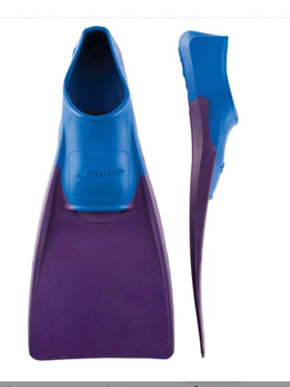 FINIS Long Floating Swim Training Fins for Kids - Improves Kick Technique